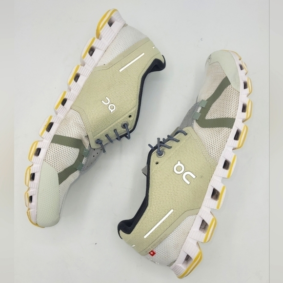 ON CLOUD 70/30 RUNNING SHOES HAY / WHITE WOMEN SOLD AT ANTHROPOLOGIE SIZ… - Picture 10 of 15